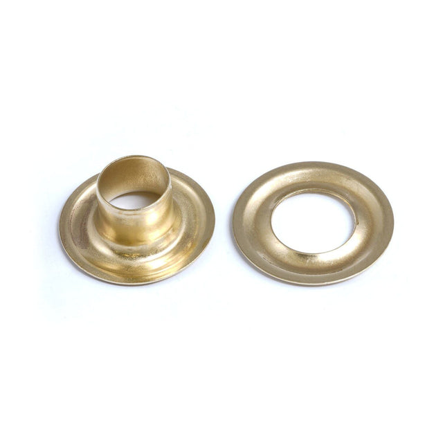 DOT Grommet with Plain Washer #1J (20M07J150001TXG) Brass 9/32 inch 1-gross