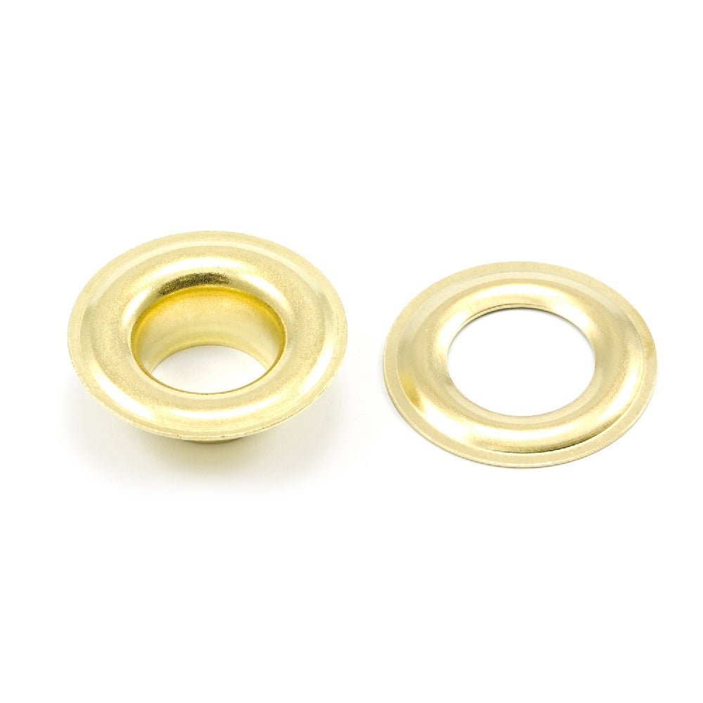 DOT Grommet with Plain Washer 2J (20 - 007J250001TXG) Brass 3/8 inch 1 - gross - Outdoor Fabric Central