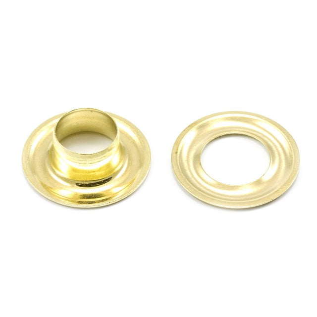 DOT Grommet with Plain Washer 2J (20 - 007J250001TXG) Brass 3/8 inch 1 - gross - Outdoor Fabric Central