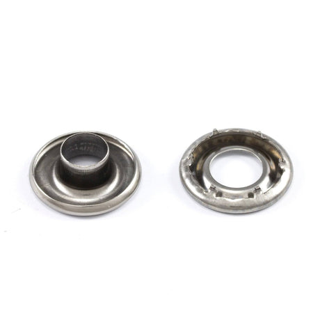 DOT Self-Piercing Rolled Rim Grommet with Spur Washer #0 (20MNS7705000TXG) Stainless Steel 1/4 inch 1-gross