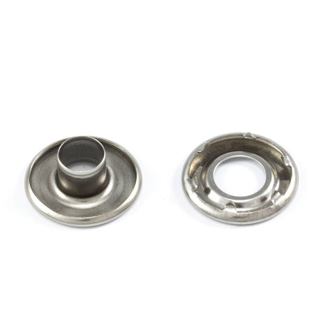 DOT Self-Piercing Rolled Rim Grommet with Spur Washer #1 (20MNS7715000TXG) Stainless Steel 5/16 inch 1-gross