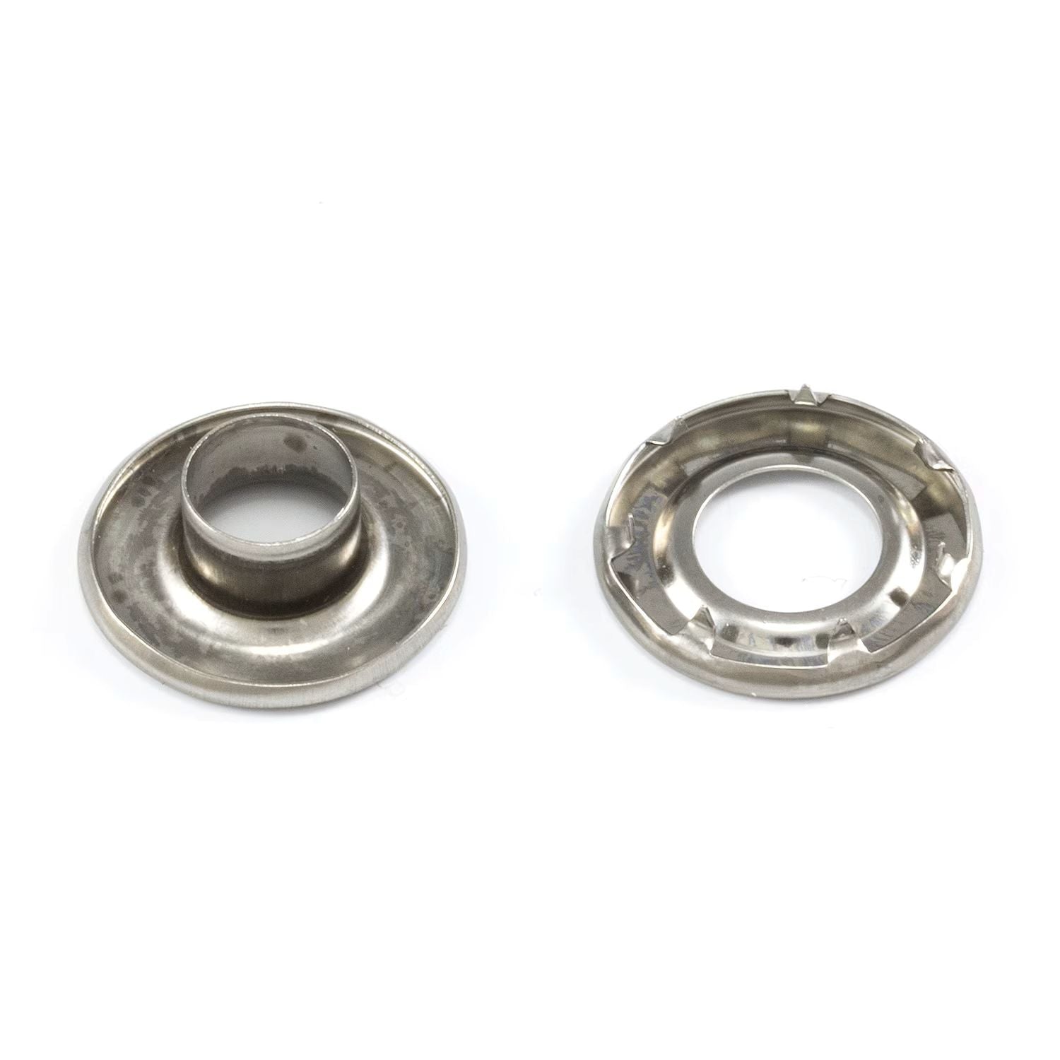 DOT Self-Piercing Rolled Rim Grommet with Spur Washer #2 (20MNS7725000TXG) Stainless Steel 3/8 inch 1-gross