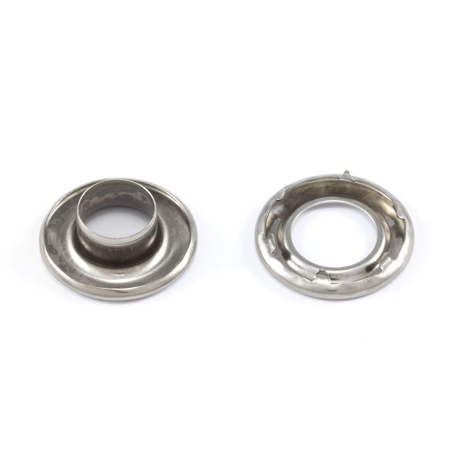 DOT Self-Piercing Rolled Rim Grommet with Spur Washer #3 (20MNS7735000TXG) Stainless Steel 7/16 inch 1-gross