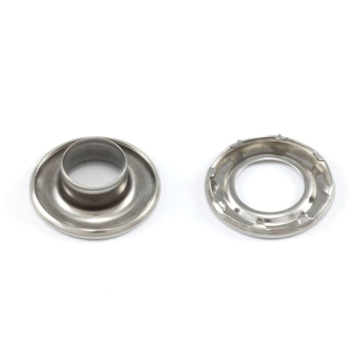 DOT Self-Piercing Rolled Rim Grommet with Spur Washer #4 (20MNS7745000TXG) Stainless Steel 1/2 inch 1-gross