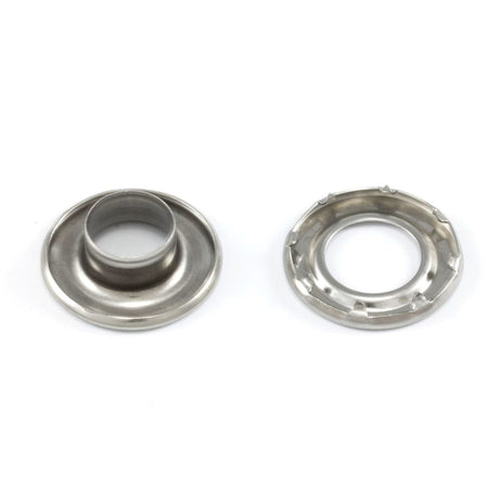 DOT Self-Piercing Rolled Rim Grommet with Spur Washer #4 (20MNS7745000TXG) Stainless Steel 1/2 inch 1-gross