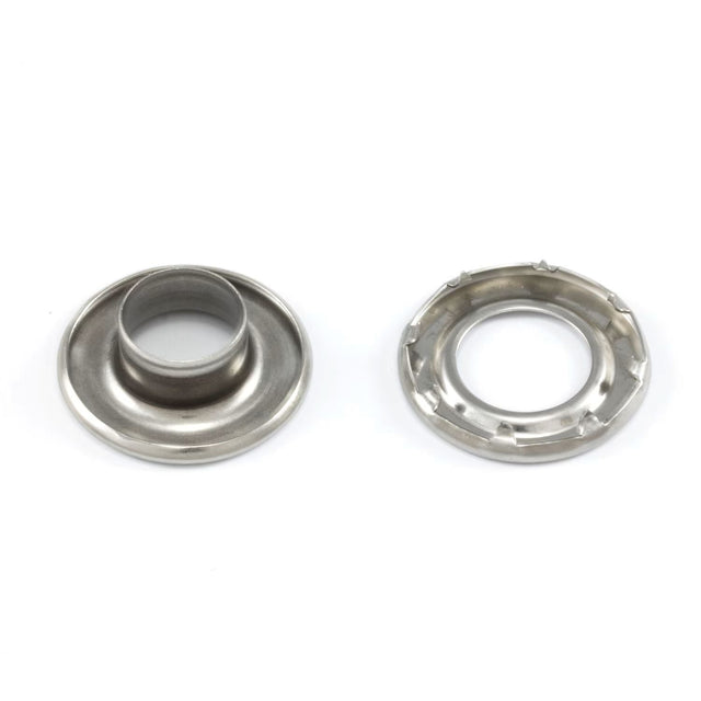 DOT Self-Piercing Rolled Rim Grommet with Spur Washer #4 (20MNS7745000TXG) Stainless Steel 1/2 inch 1-gross