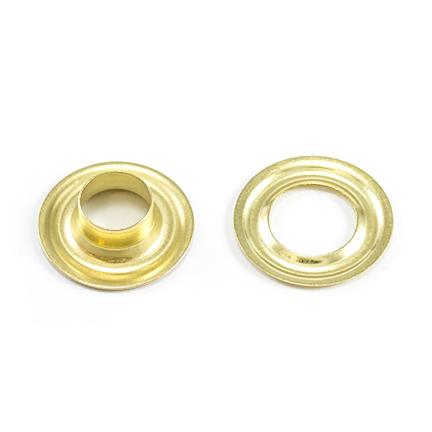 DOT Sheet Metal Grommet with Plain Washer 2 (2000702 - 50001XG) Brass 3/8 inch 1 - gross - Outdoor Fabric Central