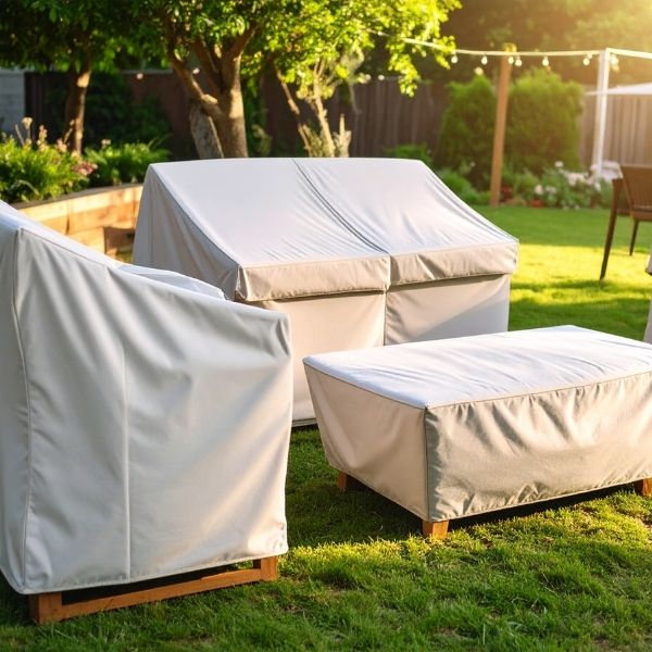 Sunbrella furniture covers for patio chairs and patio sofas