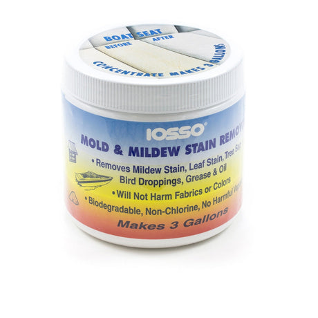 IOSSO Mold and Mildew Stain Remover 12 oz Jar - Outdoor Fabric Central