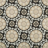 Kravet Sunbrella Exotic Suzani Coal 31969 - 816 Oceania Indoor Outdoor Collection Upholstery Fabric - Outdoor Fabric Central