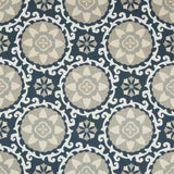 Kravet Sunbrella Exotic Suzani Indigo 31969 - 1516 Oceania Indoor Outdoor Collection Upholstery Fabric - Outdoor Fabric Central
