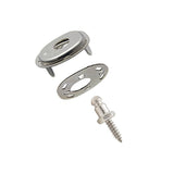 Lift - the - DOT Locking Fastener Set - Cloth - to - Surface (Nickel - Plated Brass) - Outdoor Fabric Central