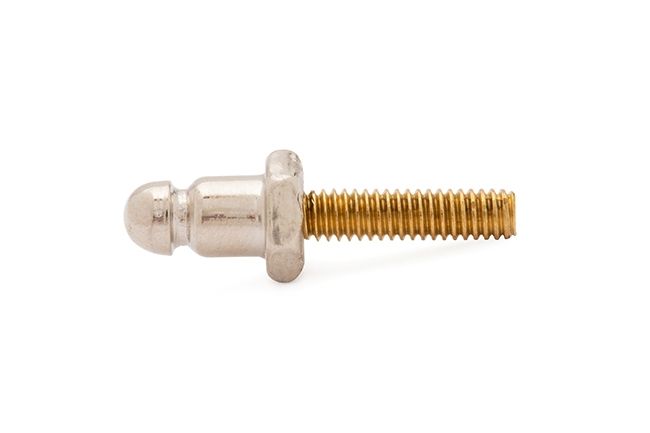 Lift - the - DOT Screw Stud 90 - XB - 163627 - 1A Nickel - Plated Brass / Brass Screw 5/8 inch 100 pack - Outdoor Fabric Central