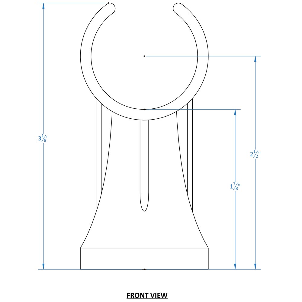 Moorea Curtain Snap Bracket - Outdoor Fabric Central