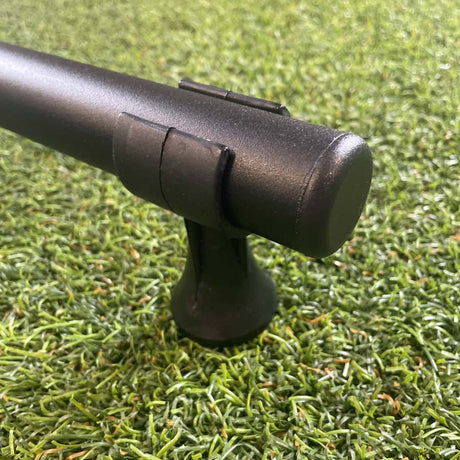 Moorea Indoor / Outdoor Curtain Hardware: 7 Foot Rod + 2 Brackets - Black - Outdoor Fabric Central