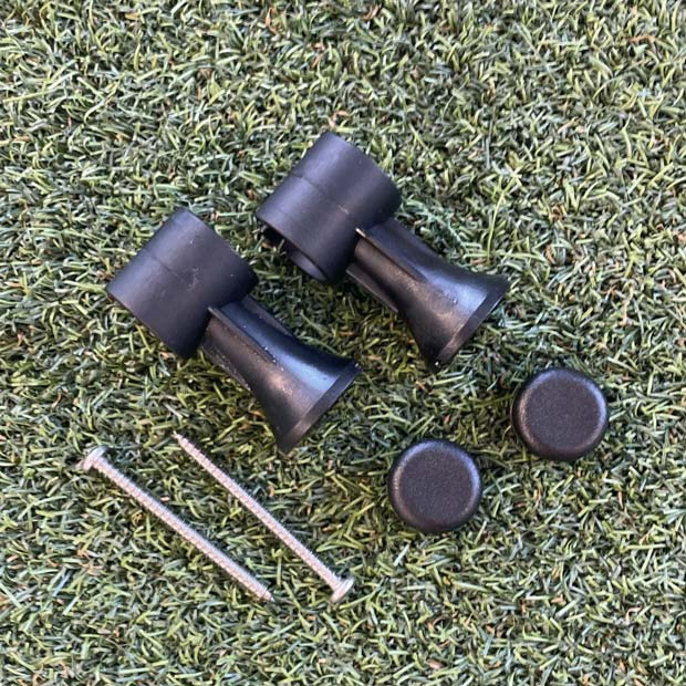 Moorea Indoor / Outdoor Curtain Hardware: 7 Foot Rod + 2 Brackets - Black - Outdoor Fabric Central