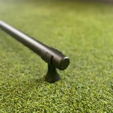 Moorea Indoor / Outdoor Curtain Hardware: Custom Length - Black - Outdoor Fabric Central