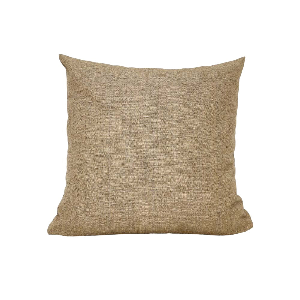 Outdoor Sunbrella RAIN Linen Sesame Waterproof Fabric Throw Pillow - Outdoor Fabric Central