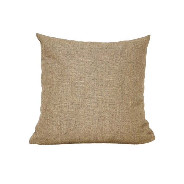 Outdoor Sunbrella RAIN Linen Sesame Waterproof Fabric Throw Pillow - Outdoor Fabric Central
