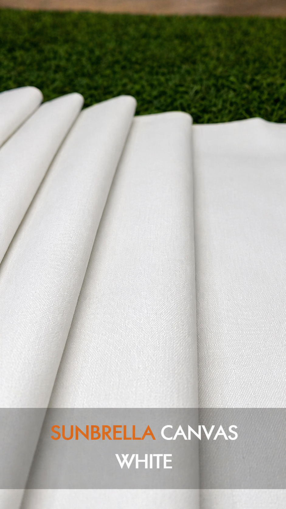 Sunbrella Canvas White 57003-0000 Elements Collection Upholstery Fabric