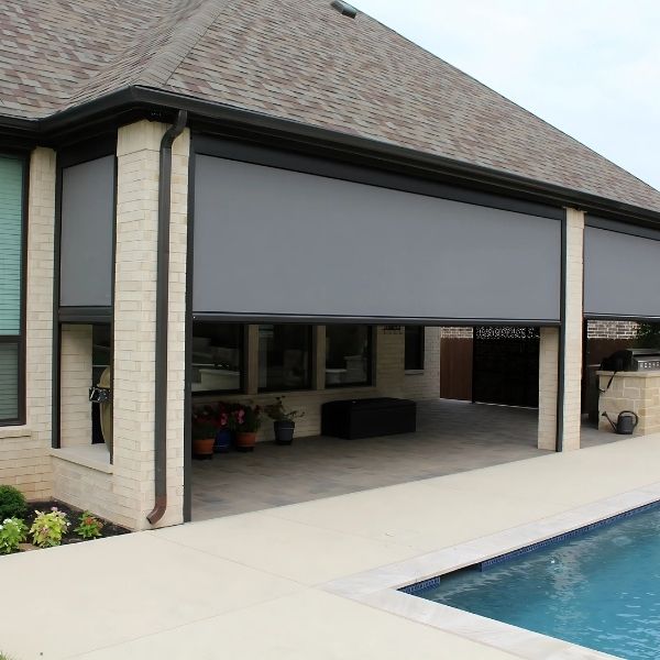 Patio privacy shade screens
