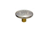 Pull - the - DOT Cap 92 - XE - 18103 - A1A Nickel - Plated Brass 1/4 inch 100 pack - Outdoor Fabric Central