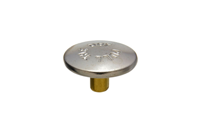 Pull - the - DOT Cap 92 - XE - 18103 - A1A Nickel - Plated Brass 1/4 inch 100 pack - Outdoor Fabric Central