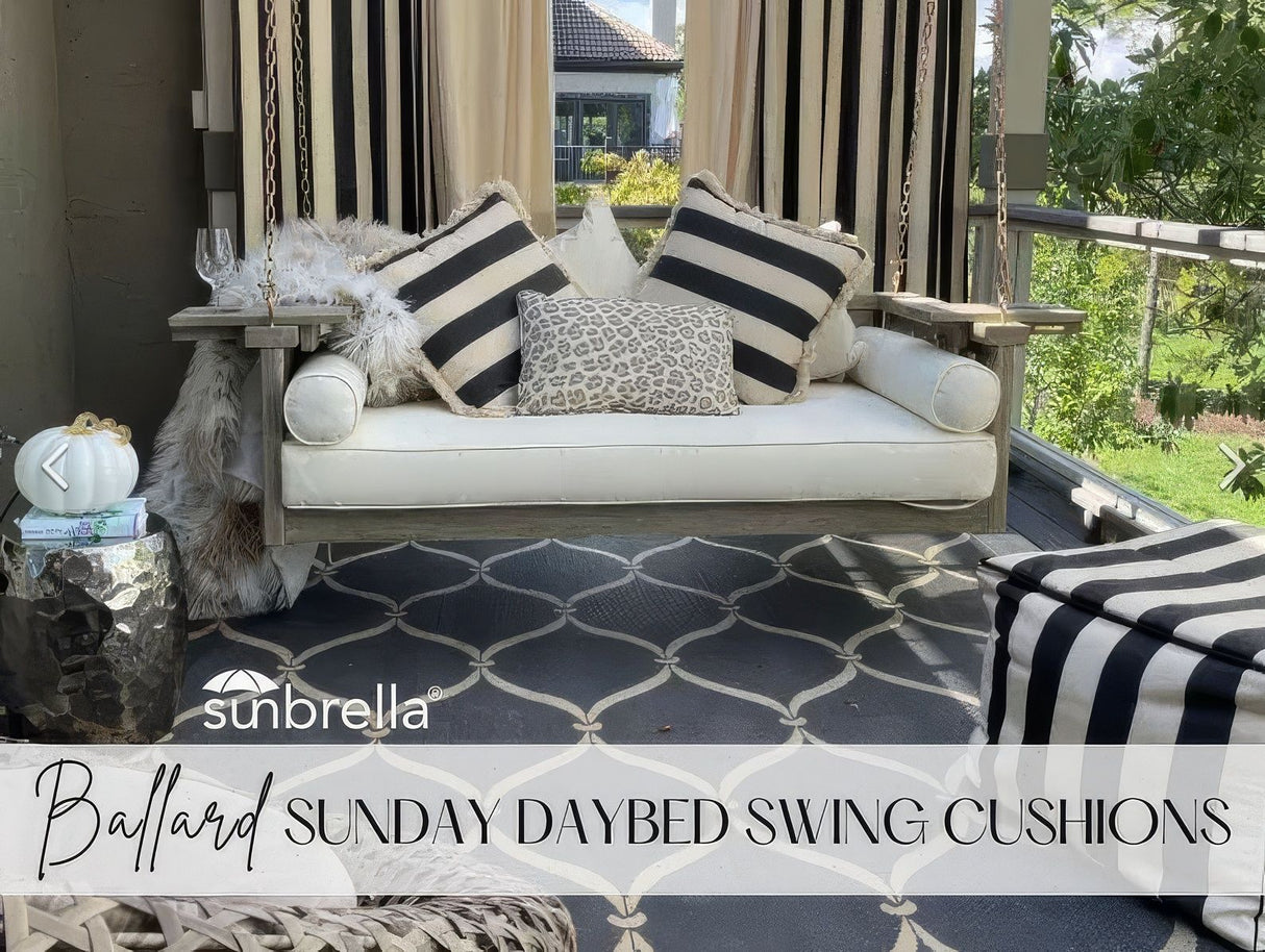 Replacement Cushion for Sunday Porch Swing - Outdoor Fabric Central