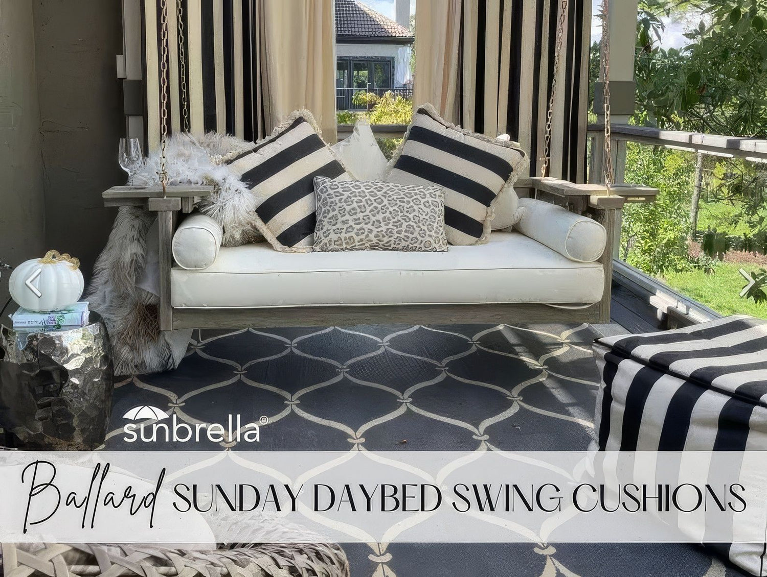 Replacement Cushion for Sunday Porch Swing - Outdoor Fabric Central