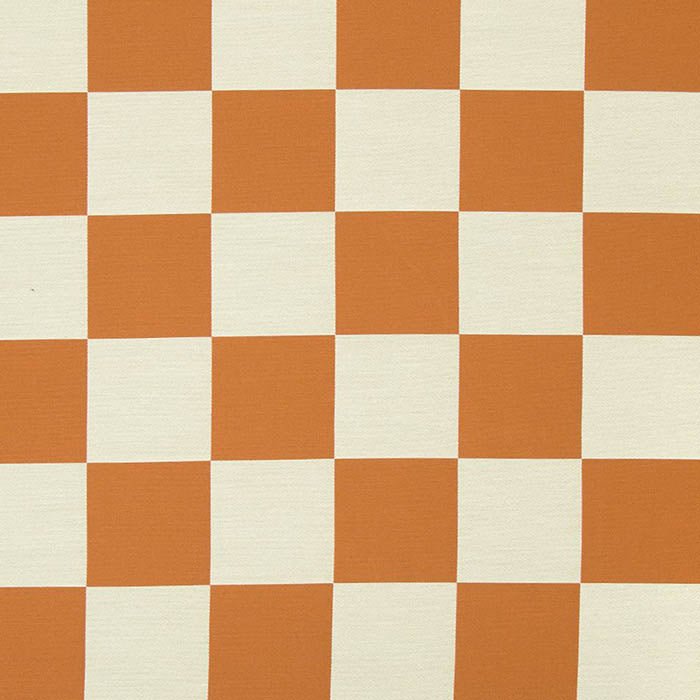Robert Allen Sunbrella All In Check Papaya Upholstery Fabric