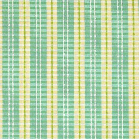 Robert Allen Sunbrella Picnic Patches Turquoise 242253 Open Air Collection Upholstery Fabric