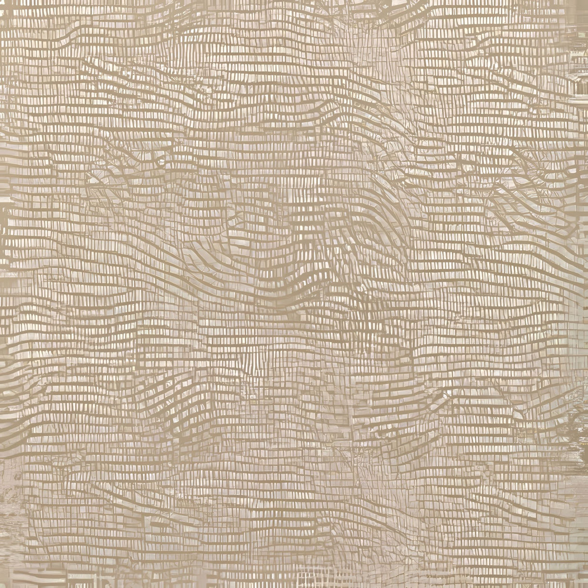 Sample of Kravet Sunbrella Combed Sand Caramel 37259 - 61 Landscape Collection by Barbara Barry Upholstery Fabric - Outdoor Fabric Central