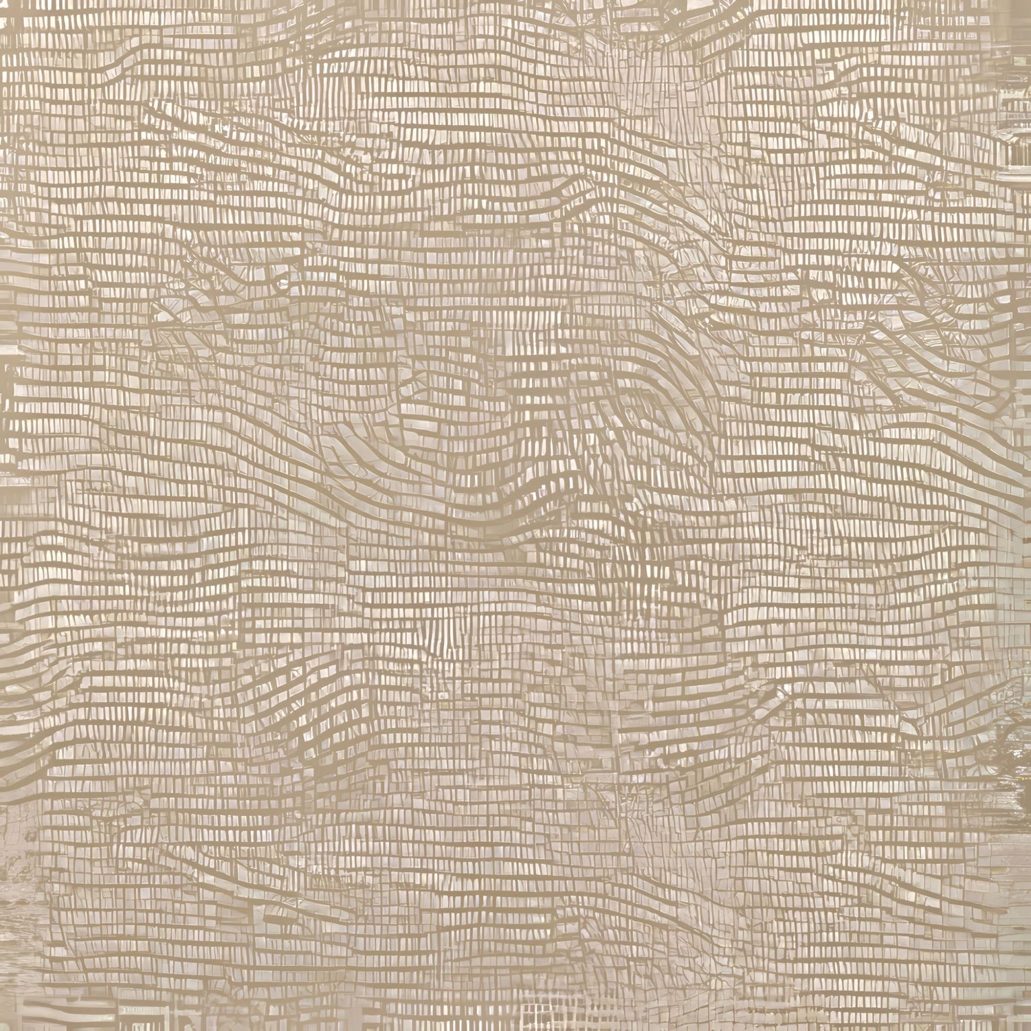 Sample of Kravet Sunbrella Combed Sand Caramel 37259 - 61 Landscape Collection by Barbara Barry Upholstery Fabric - Outdoor Fabric Central