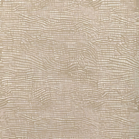 Sample of Kravet Sunbrella Combed Sand Caramel 37259 - 61 Landscape Collection by Barbara Barry Upholstery Fabric - Outdoor Fabric Central