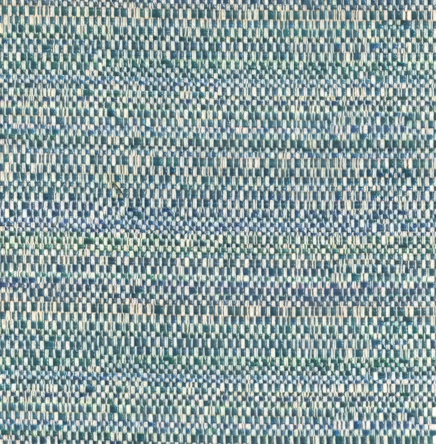 Sample of Kravet Sunbrella Melanger Peacock 31695 - 13 The Echo Design Collection Upholstery Fabric - Outdoor Fabric Central