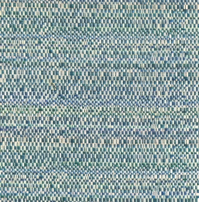 Sample of Kravet Sunbrella Melanger Peacock 31695 - 13 The Echo Design Collection Upholstery Fabric - Outdoor Fabric Central