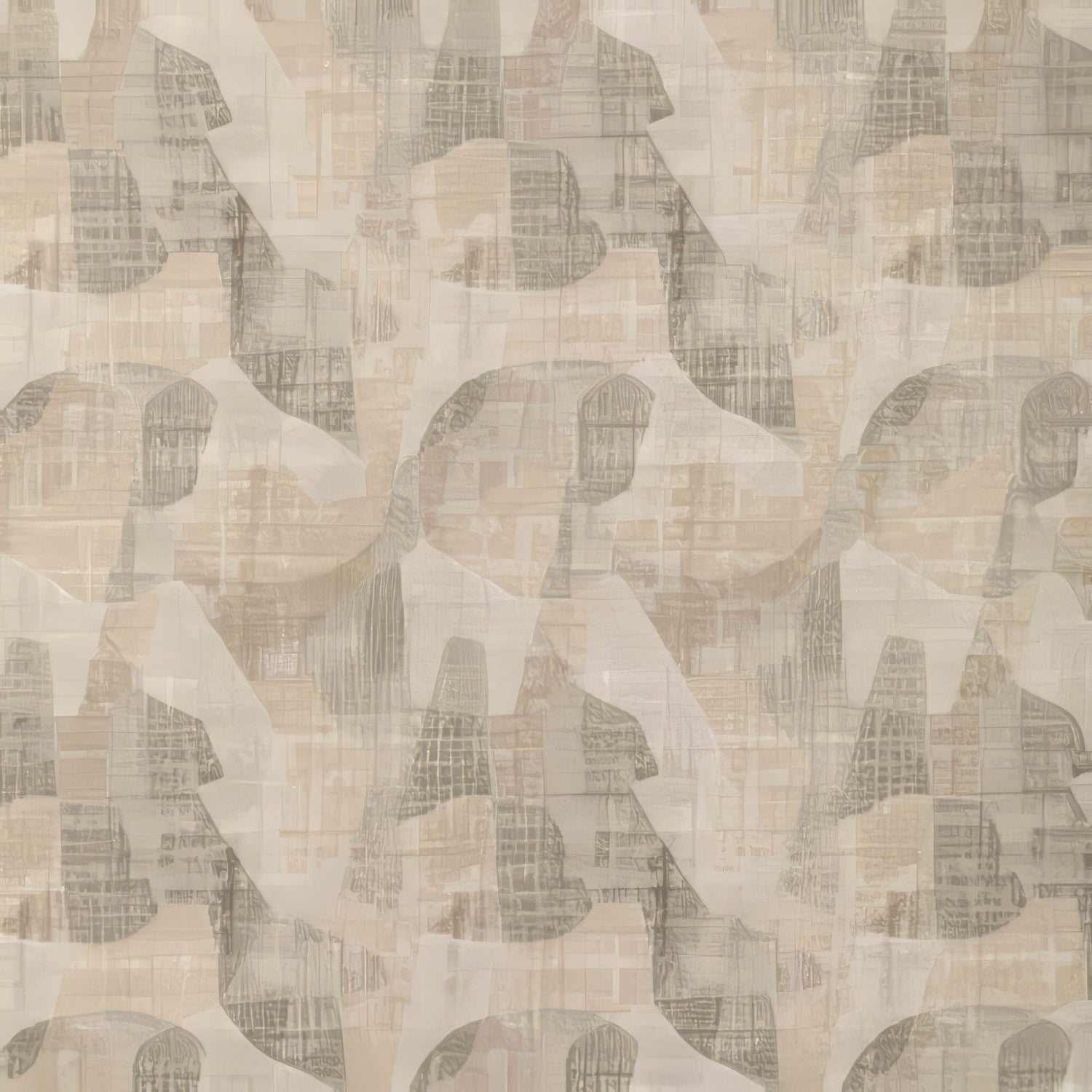 Sample of Kravet Sunbrella Outcrop Pebble 37260 - 616 Landscape Collection by Barbara Barry Upholstery Fabric - Outdoor Fabric Central