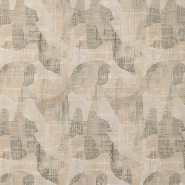 Sample of Kravet Sunbrella Outcrop Pebble 37260 - 616 Landscape Collection by Barbara Barry Upholstery Fabric - Outdoor Fabric Central