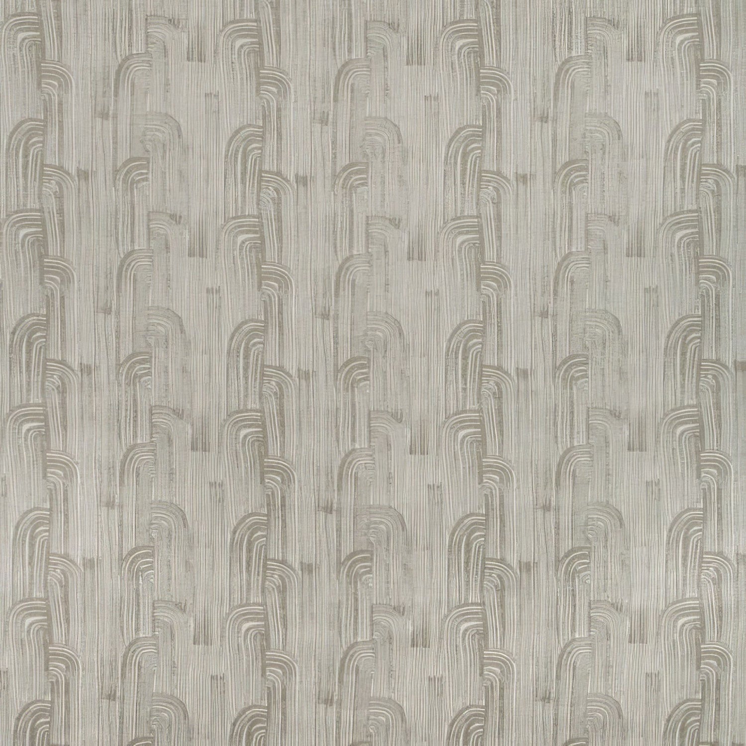 Sample of Lee Jofa Modern Sunbrella Crescent Weave Gris GWF - 3737 - 111 Terra Firma II Indoor Outdoor Collection by Kelly Wearstler Upholstery Fabric - Outdoor Fabric Central