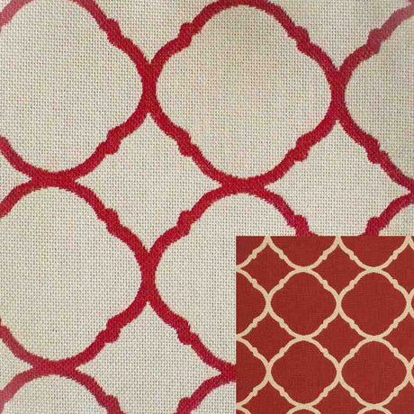Sample of Sunbrella Accord II Crimson 45936-0000 Elements Collection - Reversible Upholstery Fabric (Light Side)