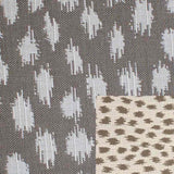 Sample of Sunbrella Agra Pebble 145147-0002 Fusion Collection - Reversible Upholstery Fabric (Dark Side)