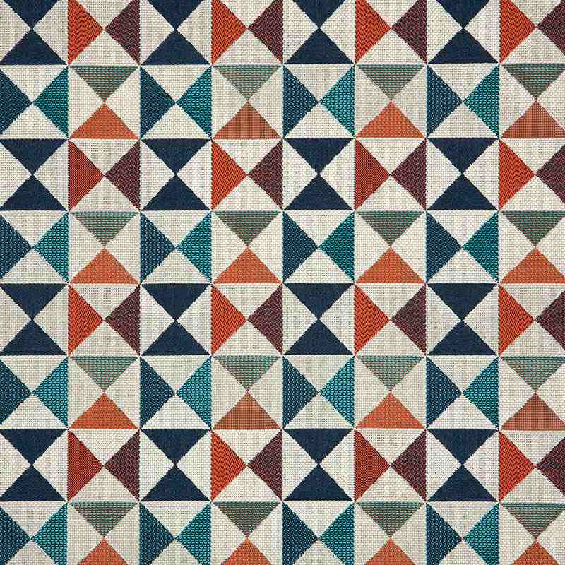 Sample of Sunbrella Array Caribbean 145654-0003 Dimension Collection Upholstery Fabric