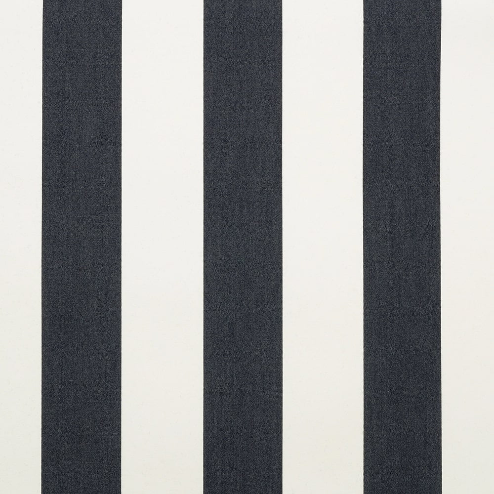 Sample of Sunbrella Beaufort Captain Navy 4708-0000 46-Inch Stripes Awning / Shade Fabric