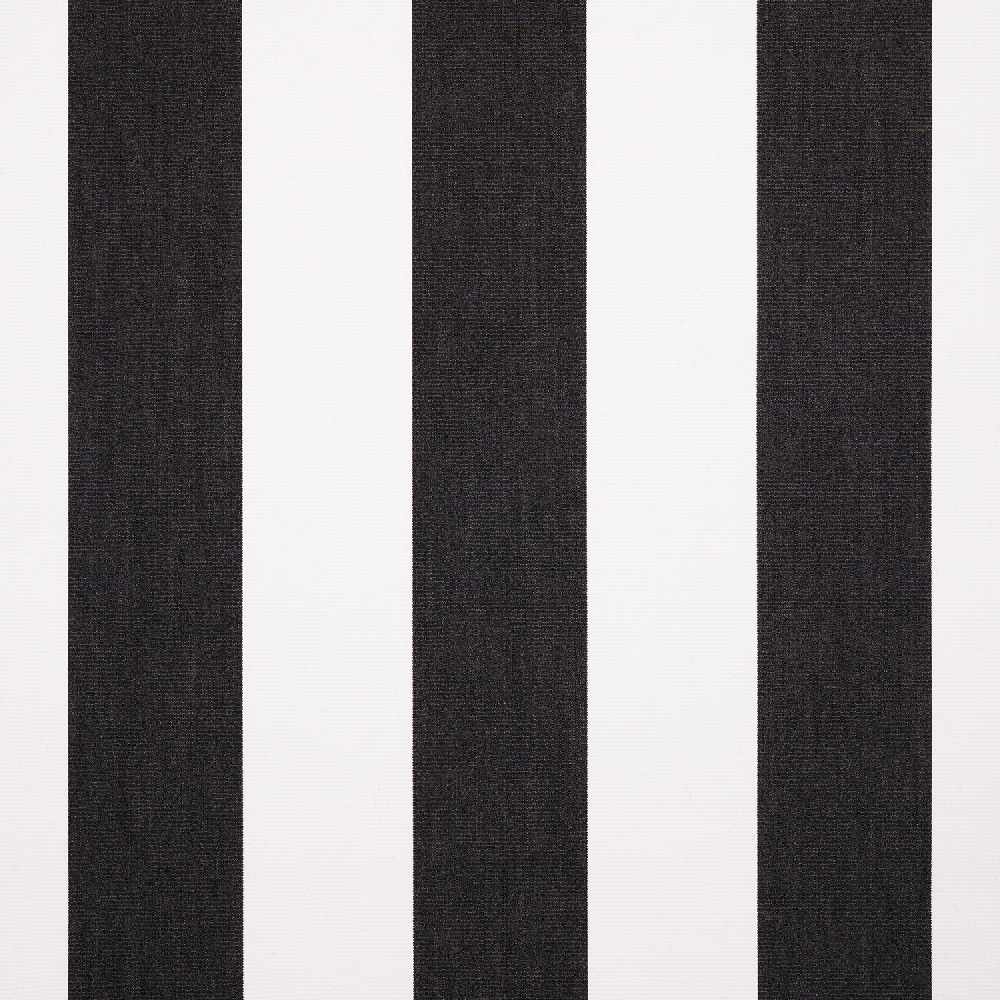 Sample of Sunbrella Beaufort Classic 4982-0000 46-Inch Stripes Mayfield Collection Awning / Shade Fabric