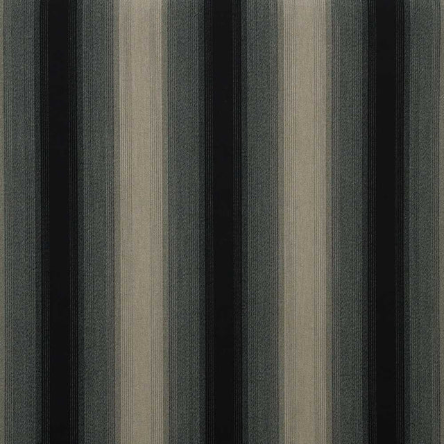 Sample of Sunbrella Boone Navy 4710-0000 46-Inch Stripes Awning / Shade Fabric