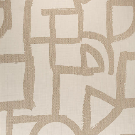 Sample of Sunbrella Brushstroke Stucco 146588-0005 Upholstery Fabric
