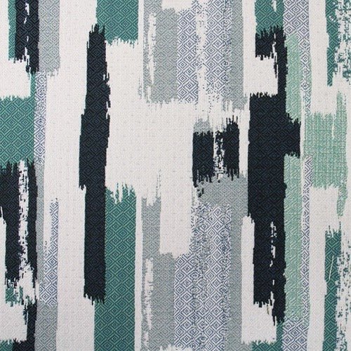 Sample of Sunbrella by Magitex Delos Lagoon Santorini Collection Upholstery Fabric - Outdoor Fabric Central