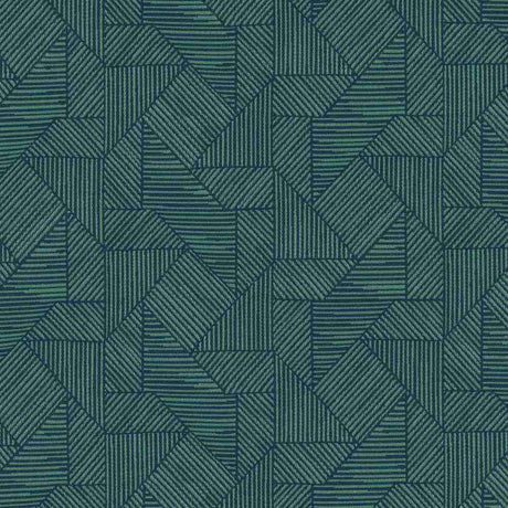 Sample of Sunbrella by Mayer Acuco Peacock 445 - 003 Wonderlust Collection Upholstery Fabric - Outdoor Fabric Central