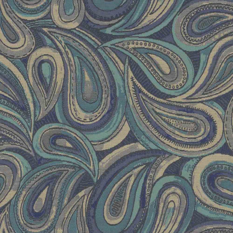 Sample of Sunbrella by Mayer Boteh Cerulean 414 - 004 Imagine Collection Upholstery Fabric - Outdoor Fabric Central