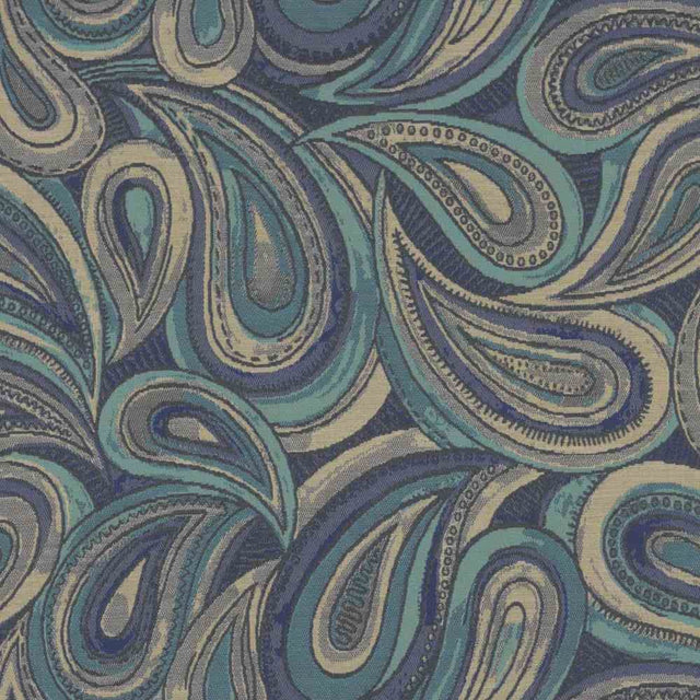 Sample of Sunbrella by Mayer Boteh Cerulean 414 - 004 Imagine Collection Upholstery Fabric - Outdoor Fabric Central